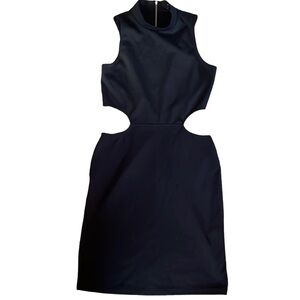 Forever 21 Cut Out Body Con Black dress